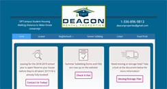 Desktop Screenshot of deaconrentalproperty.com