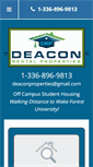 Mobile Screenshot of deaconrentalproperty.com